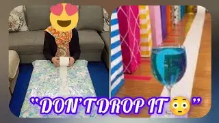 Tissue pulling glass challenge #trendingvideo #challenge #fun #win #happynewyear
