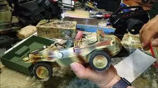 Torro Schwimmwagen VW Typ 166 Fehlfunktion.Zerlegung,Reparatur.Malfunction Disassembly and repair