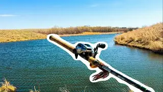 Nebraska Spring Bass Fishing in HIGH Winds!