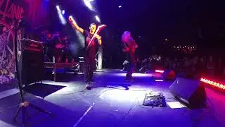 Slaytanic Playing Postmortem and Raining Blood Slayer Cover Live at The Garden Amp