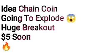 Idea Chain Coin (ICH) Will Hit $1 Price Prediction And Crypto Technical Analysis  🚀🚀🚀