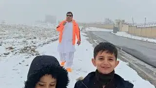 Quetta cantt sunset view snow falling 2026