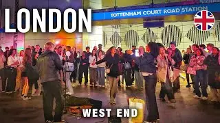 London Walking Tour 4K 🇬🇧 Tottenham Court Road