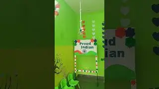 Independence day celebration🎊 & preschool classroom decoration ideas #preschoolers