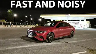 Тест разгона и шума Mercedes CLA 350 4Matic