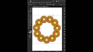 Adobe Illustrator 2026 - Tips for using the Repeat Dadial Tool for Rotate Objects 🎨 #graphicdesign