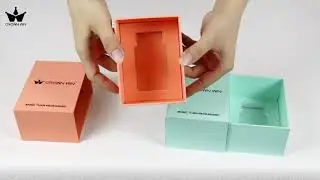 Custom printed essential oil packaging boxes drawer cosmetic perfume box manufacturer