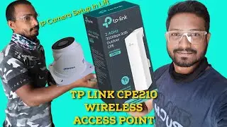 IP Camera in Lift || tp-link CPE210 || #wireless #tplink