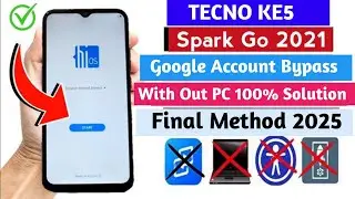 Tecno Spark 6 Go (KE5) &mdash; FRP Bypass Letest security 2025 Without PC 