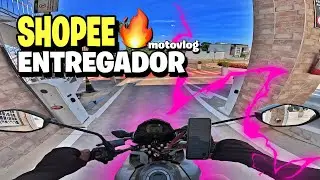 Entregando Shopee no sabadão,  poucas paradas, muitos condomínios.