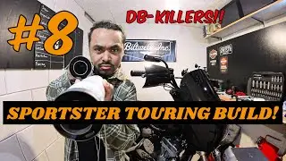 SPORTSTER TOURING BUILD - Aflevering 8 - Vance & Hines Quiet Baffle DB-killers installeren