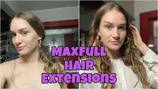 Trying Seamless Clip-in Hair Extensions For The FIRST TIME | ft. Maxfull Hair