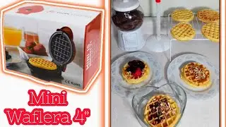 Probando Mini Waflera de 4