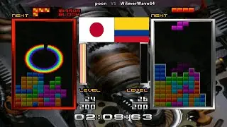 Tetris The Absolute The Grand Master 2 - poon vs WilmerWave64
