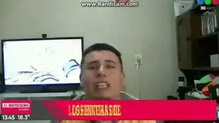 July3 llora por la bija de Messi en TELEFE Noticias.