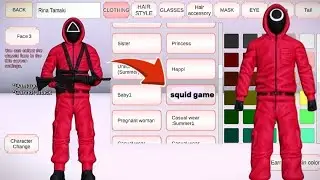 How to play  squid game watchers characters in the Sakura School simulator 😮