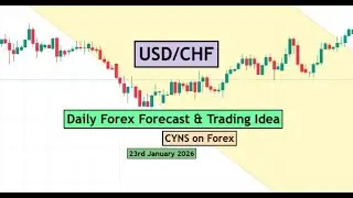 USDCHF Analysis Today | Daily Forex Forecast for 23rd January 2026 by CYNS on Forex