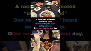 Unlimited Food Gone Wrong: 7-Hour Eating Challenge Ends Offer