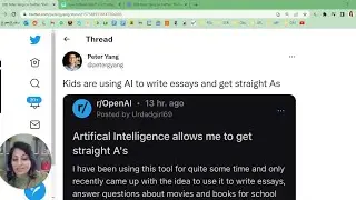 What Is GenZ Using AI For? Think Homework, Essay Writing Help And Getting Straight As (Video)
