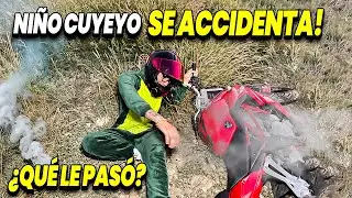 Niño Cuyeyo ¿Aprendió a manejar moto?  ¡Terminó en el Suelo! | Reyes Toys