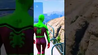 GTA-V Epic Ragdolls | Jumps/Fails Spiderman Game Episode #328