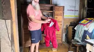 Cedar closet reveal after 30 years in storage