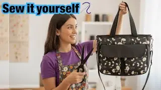 How To Make a Tote Bag 🤩: 3 Easy Front Pocket Secrets for Beginners!😇