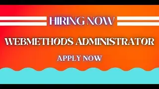 WebMethod Administrator | WebMethods Admin | Webmethods | Webmethods Jobs
