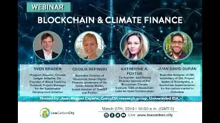 Webinar: Blockchain and Climate Finance