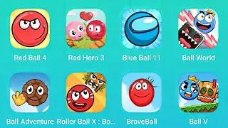 Red Ball 4, Red Hero 3, Blue Ball 11, Ball World, Ball Adventure, Brave Ball and More Red Ball Games