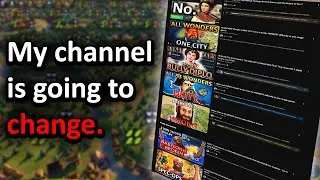 Where I've Been, The Future of My Channel, and Civ Content Post Civ 7 - boesthius Channel Update