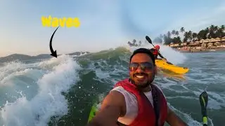 WE KAYAKED TOO FAR! 🛶 Deep Sea Adventure in Goa (Pune to Goa Roadtrip Ep.4)