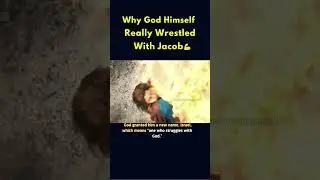 Why God Himself REALLY Wrestled With Jacob 😱💪🤯#shorts #youtube #catholic #bible #jacob #fypシ