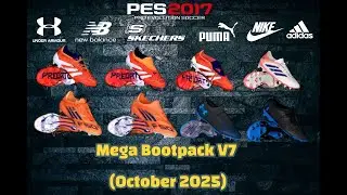 PES 2017 MEGA BOOTPACK V7 AIO СЕЗОН 25/26
