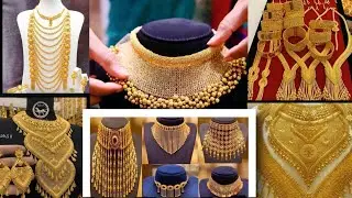 LATEST DUBAI GOLD NECKLACE DESIGNS 2021&ndash; AMAZING COLLECTION OF GOLD