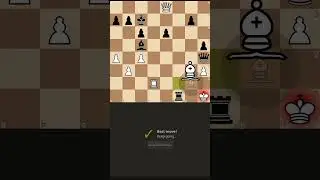 6 move puzzle #chess #chesstactics #puzzle #chesspuzzle #tactics