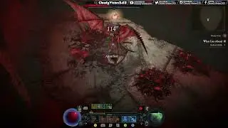 Diablo IV Lilith Boss Fight World Tier 2 First Try Storm Druid FTW :D
