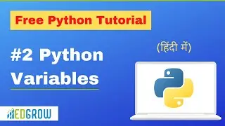 Python Variables in Hindi  | Python tutorials for beginners | Python for Data Science |
