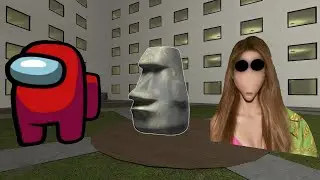 Moai Uncle Shakira And Amogus Nextbot Gmod Fun #nextbotgmod