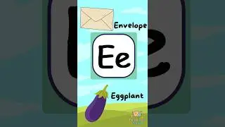Let&rsquo;s learn letter &ldquo;E&rdquo; 🍆🐘🍳 #toddlerlearning #phonics #phonicssong #earlylearning