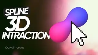 3D animated mouse follow intraction | Spline 3D tutorial