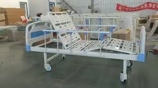two function manual hospital bed with two crank, Plusmedical