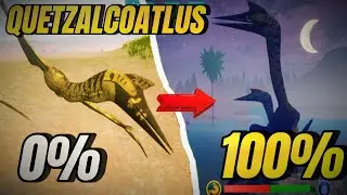 SOBREVIVO de 0 a 100% con QUETZALCOATLUS | LA BANANA VOLADORA 🍌🗿 #thecursedisle #pathoftitans