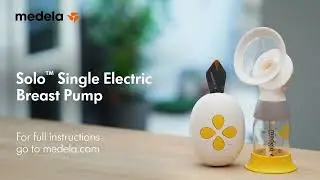 ¿Cómo se usa el Sacaleches eléctrico MEDELA Solo?