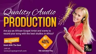 Good Sound Is Key In Music - Get Best Of Africa Sound Engineer - Record Where Top Artists Record