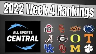 2022 Week 4 College Football Rankings