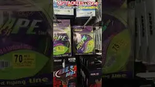 strong fishing braided lines available #anglers #fishing #accessories #tackleshop #pune