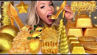 GOLD BARS, 24 KARAT🍺🥇GOLDHONEYCOMB, 🥮EDIBLE STILETTO, UNICORNHORN, JELLY MUKBANG