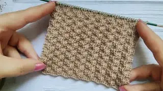 Relief Stitch Knit Pattern | Reliefmuster stricken | Punto Rilievo ai ferri | Point Relief au Tricot