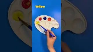 🎨 No More Paint? Let&rsquo;s Mix And Make New Colors! 🖌️ #shorts #kidslearning
